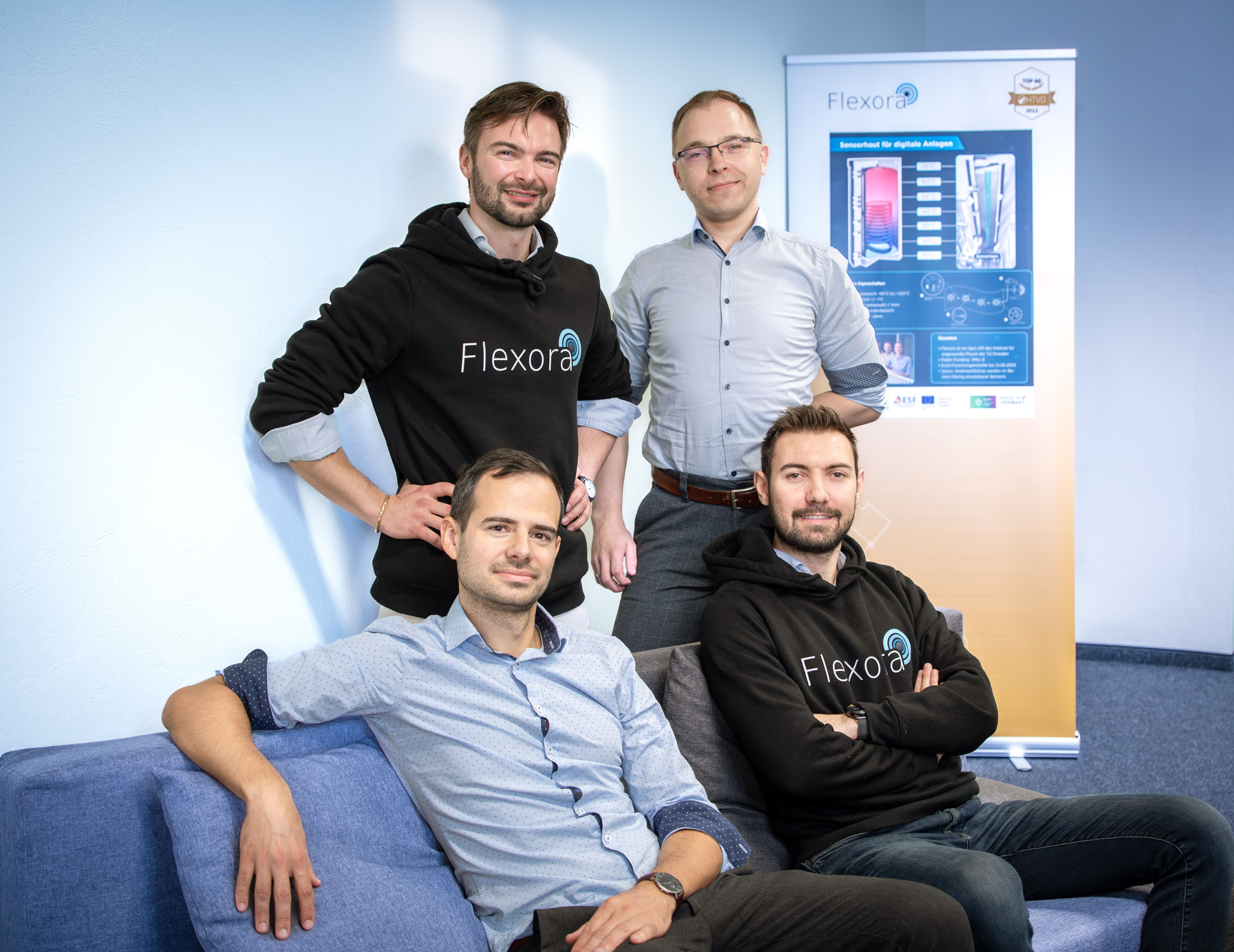 Das Gründerteam von Flexora