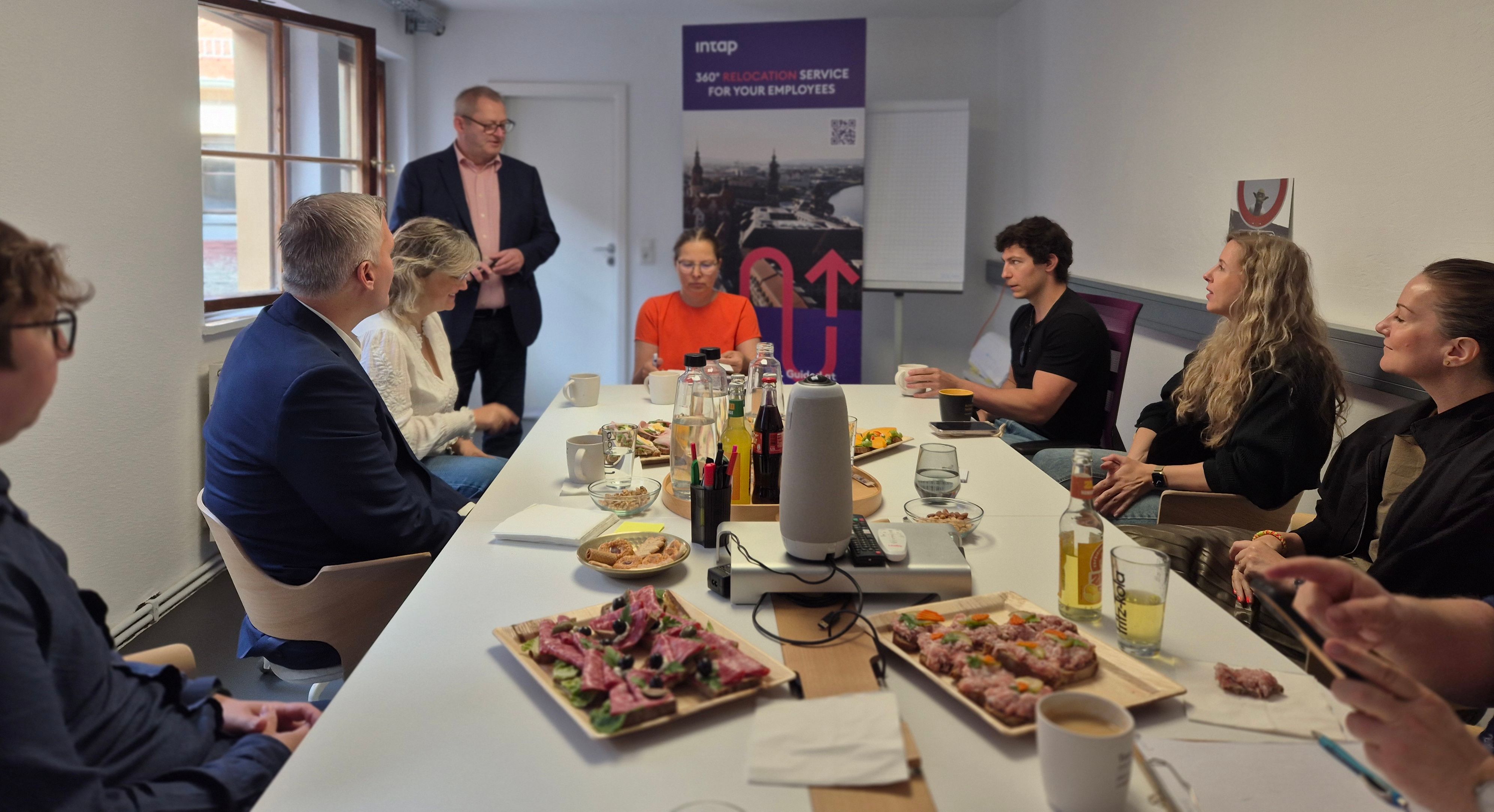 Pressefrühstück bei intap network GmbH
